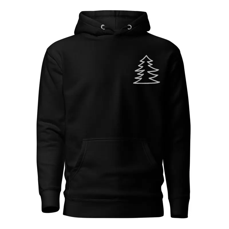  Christmas Tree Printed Hoodie