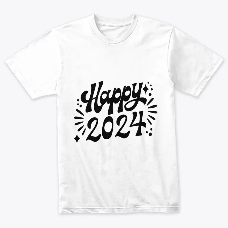 "Happy 2024" New Year T-Shirt