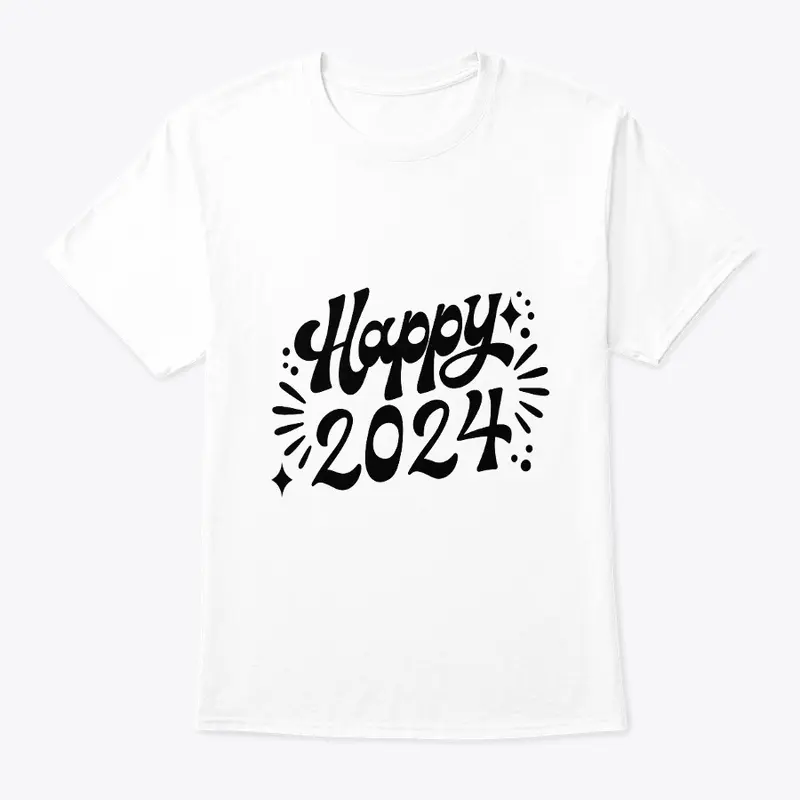 "Happy 2024" New Year T-Shirt