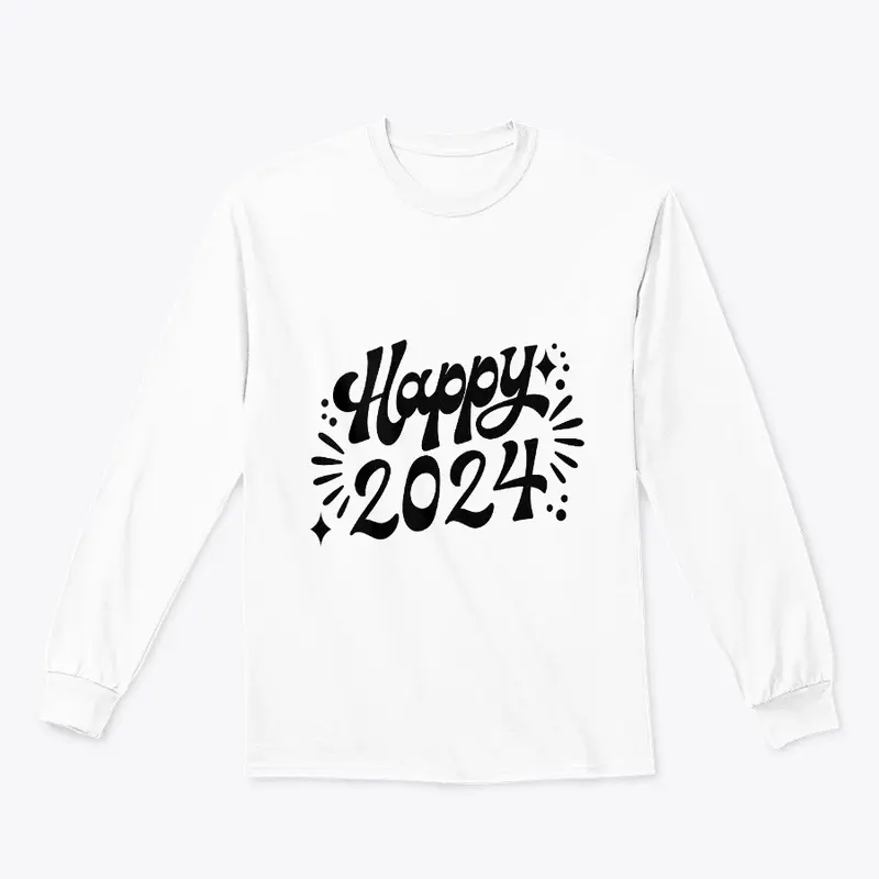 "Happy 2024" New Year T-Shirt